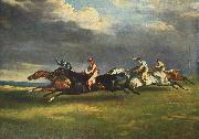 The 1821 Derby at Epsom Theodore Gericault